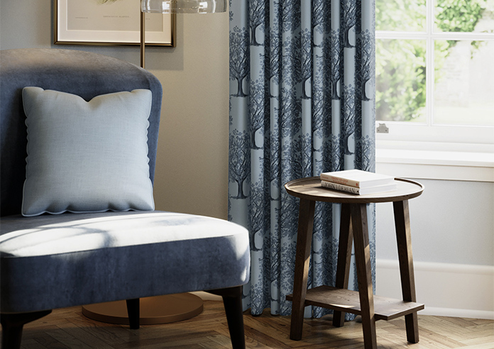 Classic Woodland, Monochrome - Made to Measure Curtains - Image 5